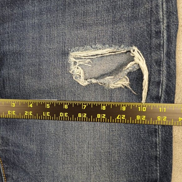 Levi's jeans 501 Original fit women's 30 tall blue denim red tab button fly - Picture 7 of 14